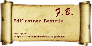 Fürstner Beatrix névjegykártya